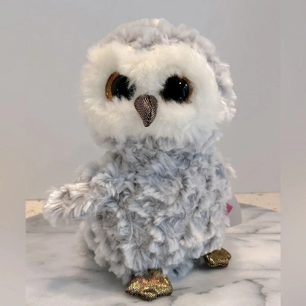 Ty Beanie Boos OWL‎ Owlette Plush Toy
